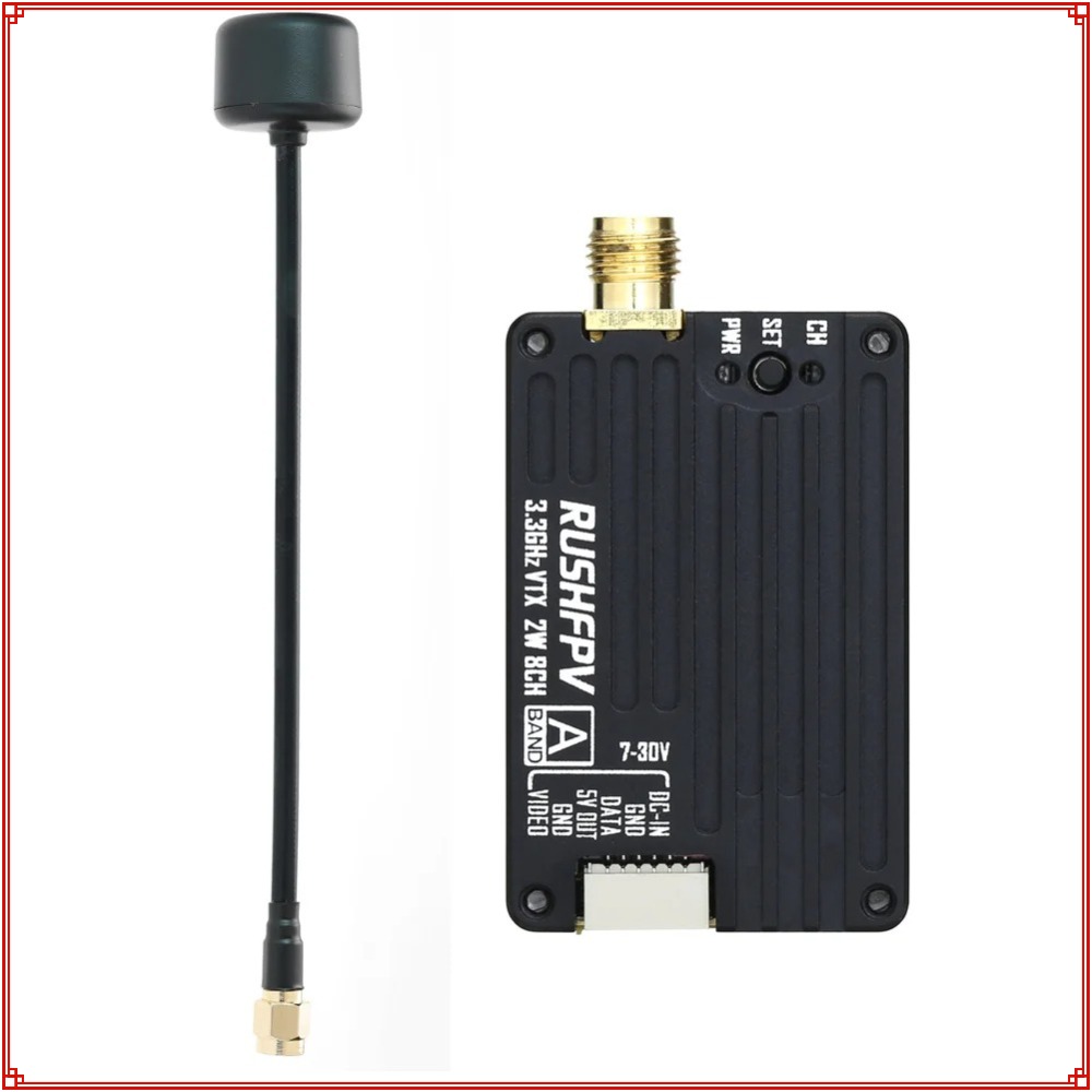 2026 New RUSHFPV 3.3G 2W VTX T - огляд і ціна Drone Receiver