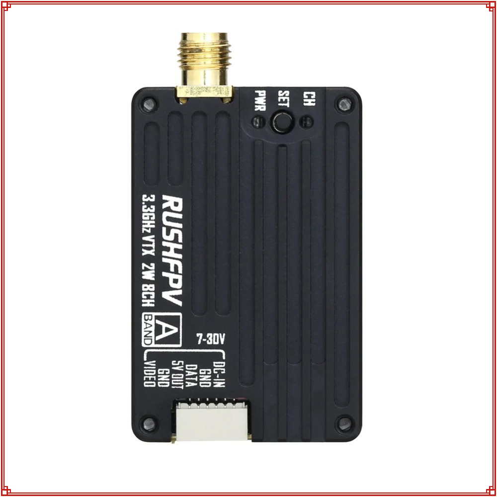 2026 New RUSHFPV 3.3G 2W VTX T - огляд і ціна Drone Receiver