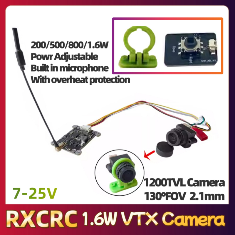 RXCRC 5.8G Module 48CH 1.6W VT - огляд і ціна Drone Camera